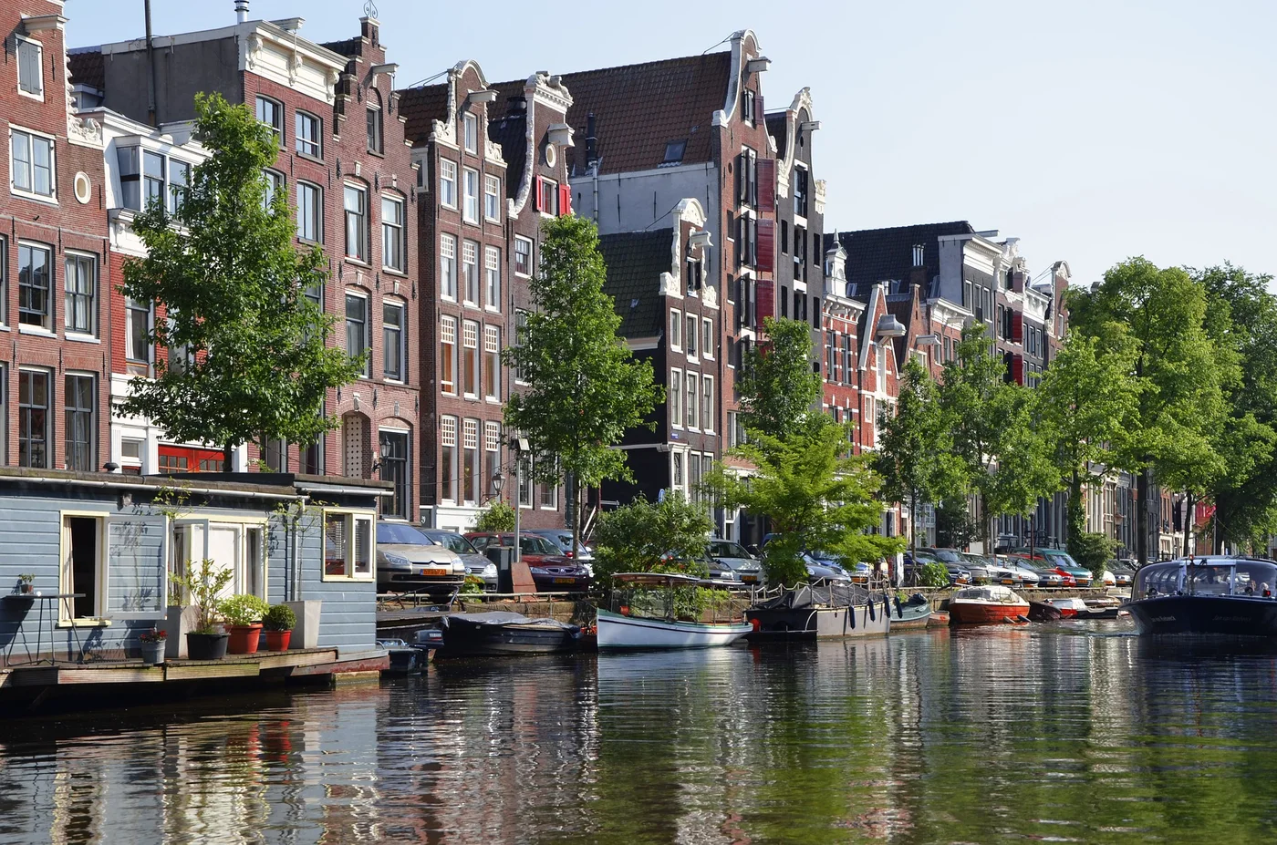 Canales y casas de Ámsterdam